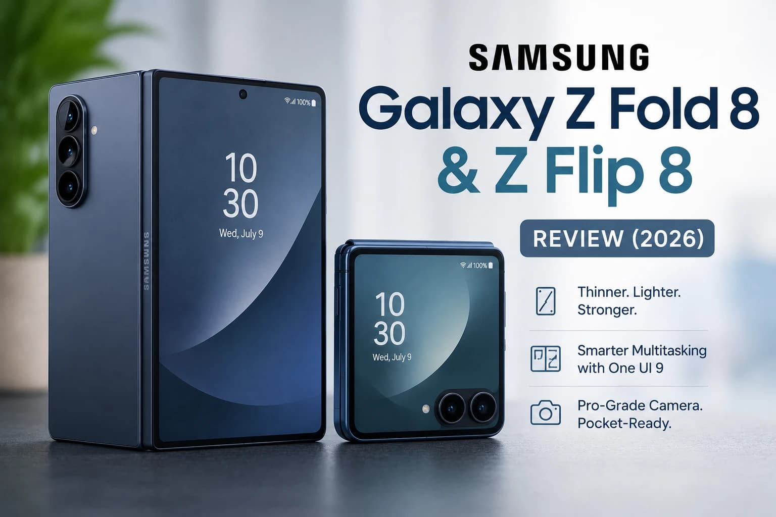 Samsung Galaxy Z Fold 8 & Z Flip 8 Review (2026)