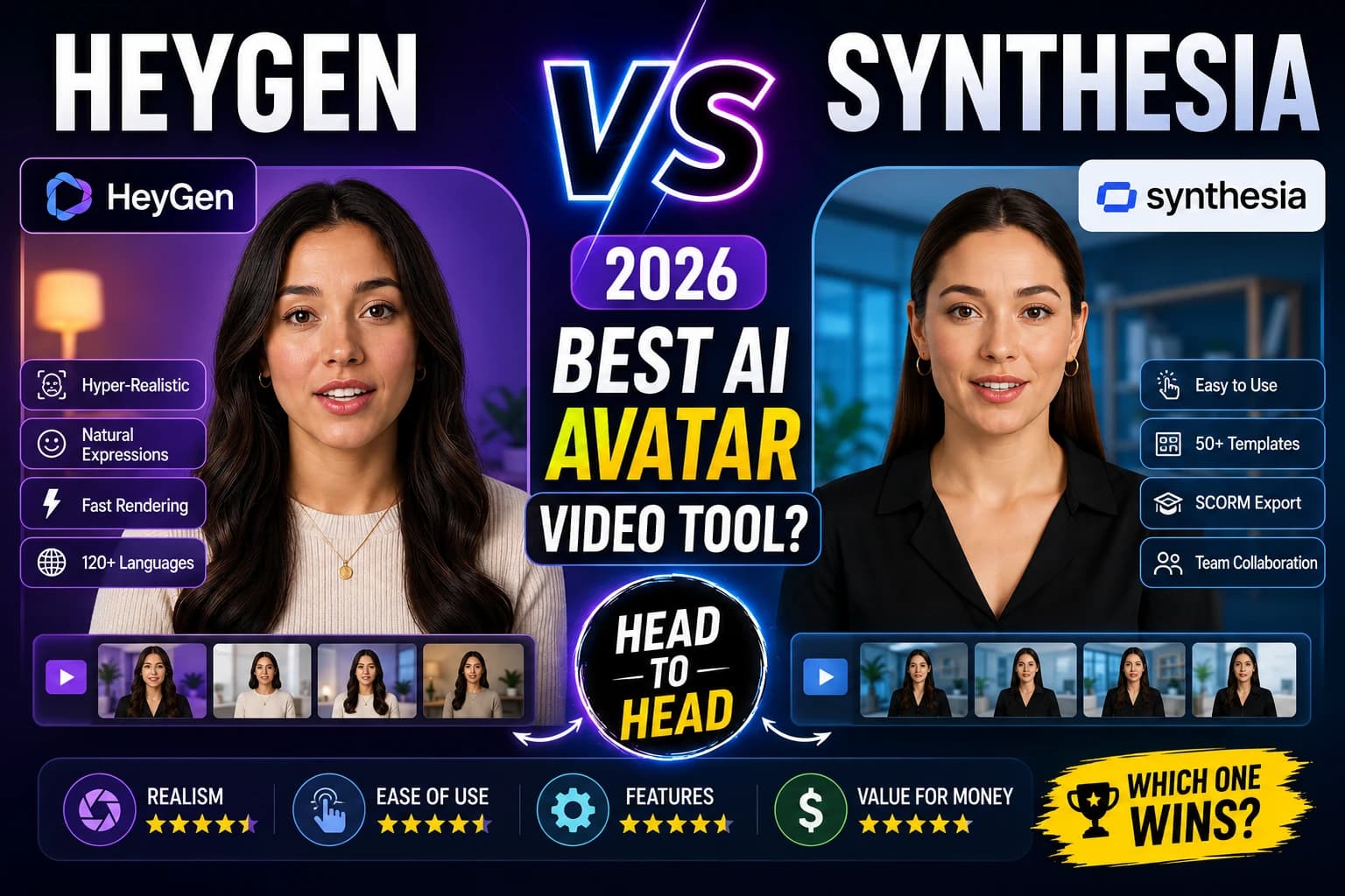 HeyGen vs Synthesia (2026): Which Best AI Avatar Video Tool?