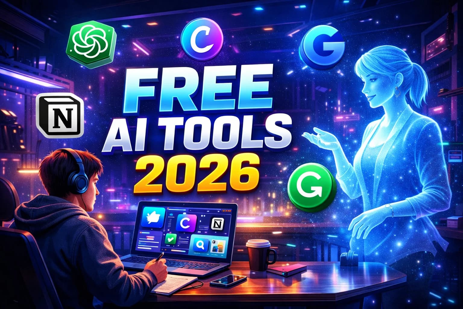 Best Free AI Tools for Students in 2026 (Actually Useful, Actually Free)