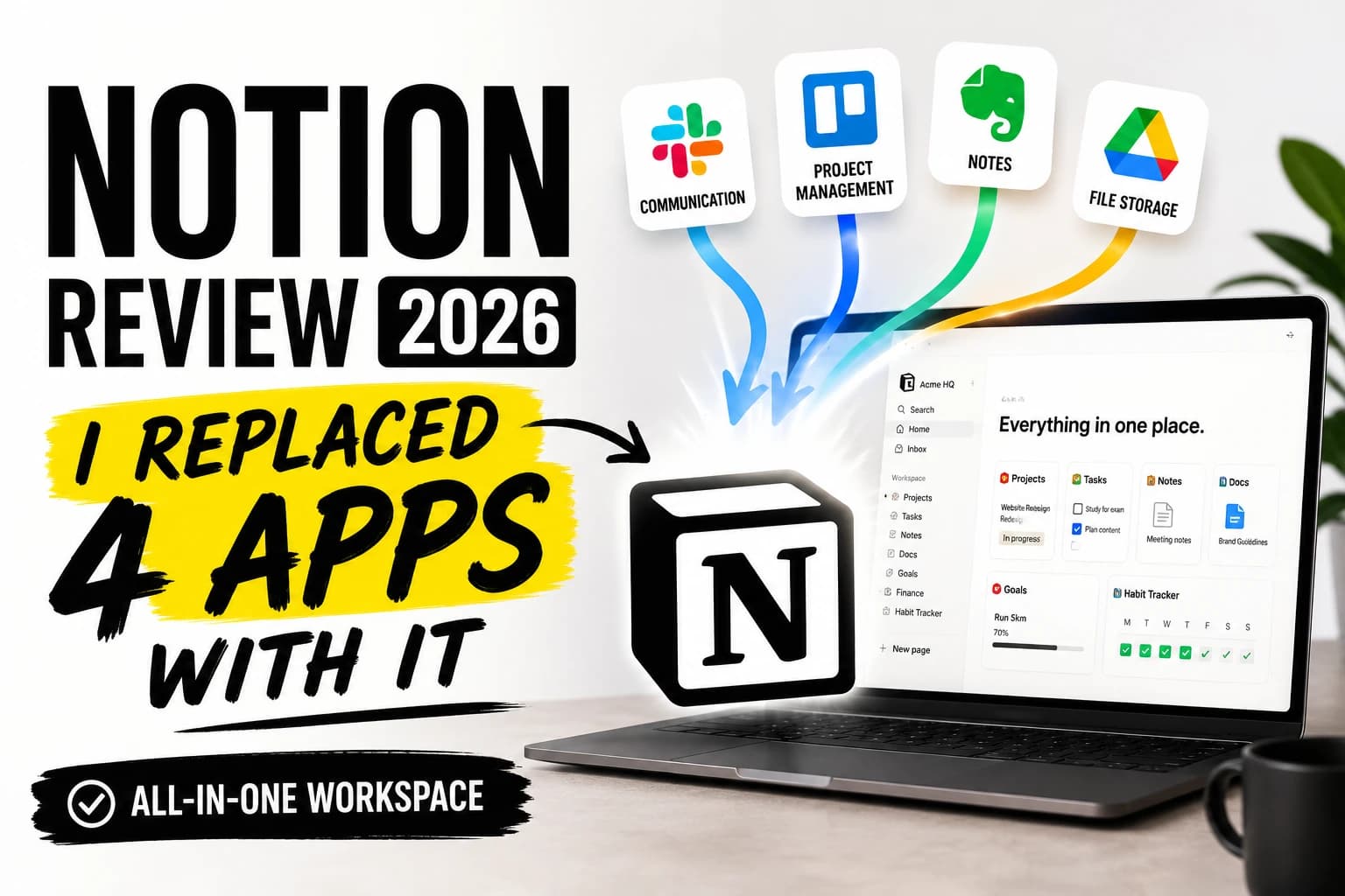 Notion Review 2026: I Replaced 4 Apps With It